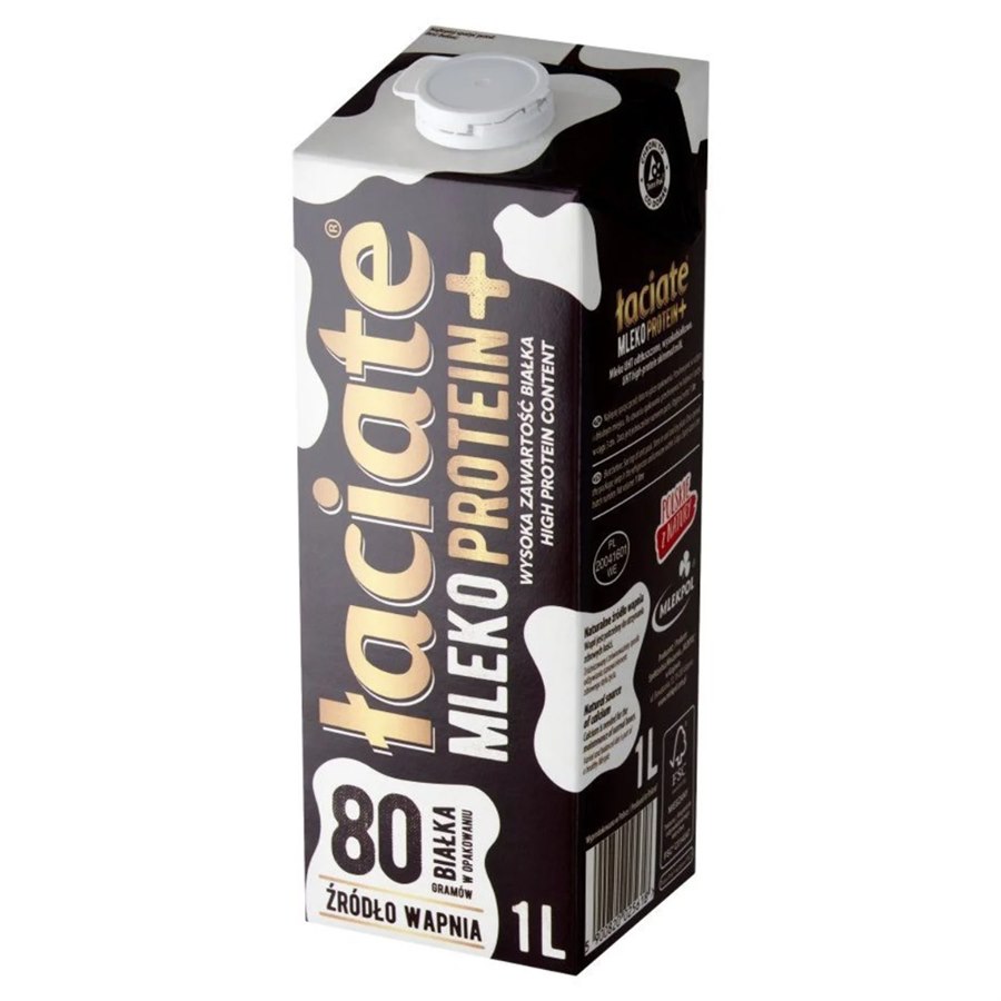 Łaciate Mleko Protein+ — wysokobiałkowe mleko UHT 0%