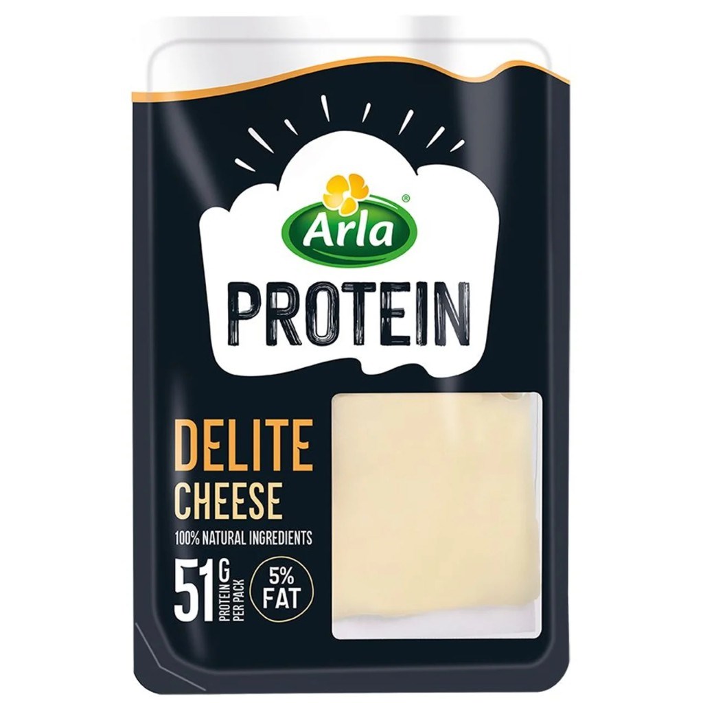 Arla Protein Delite Cheese plastry — 51 g białka w opakowaniu, 5% tłuszczu