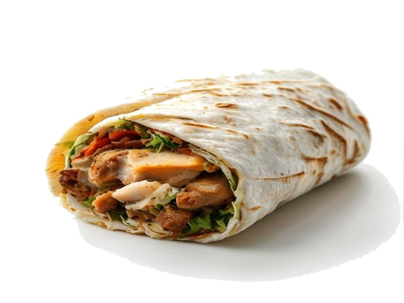 Burrito z kurczakiem – białko 11g, kalorie 195 kcal, węglowodany i tłuszcz na 100g | zdrowe odżywianie