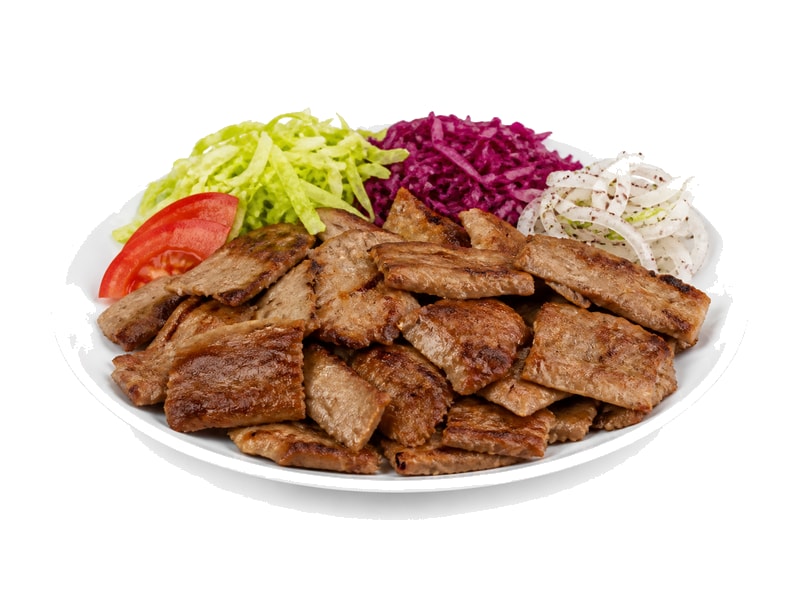 Kebab na talerzu – białko 11g, kalorie 140 kcal, węglowodany i tłuszcz na 100g | zdrowe odżywianie