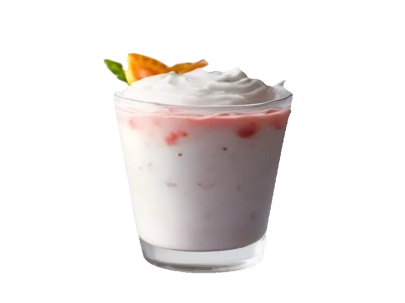 Kefir smakowy truskawkowy – białko 2.8g, kalorie 69 kcal, węglowodany i tłuszcz na 100g | zdrowe odżywianie