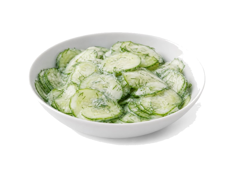 Mizeria – białko 1.5g, kalorie 45 kcal, węglowodany i tłuszcz na 100g | zdrowe odżywianie