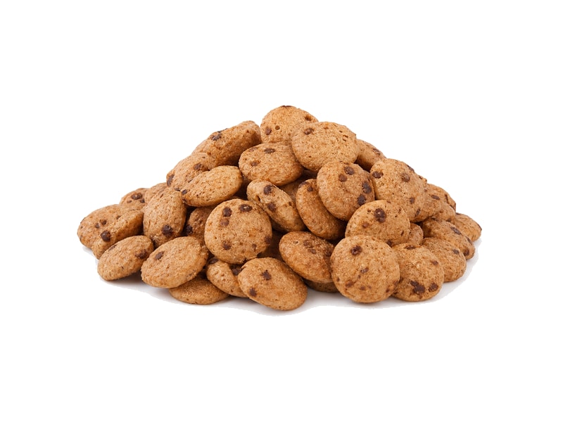 Płatki Cookie Crisps – białko 6.7g, kalorie 383 kcal, węglowodany i tłuszcz na 100g | zdrowe odżywianie